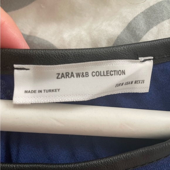 Zara short sleeve asymmetrical top Size M - Picture 2 of 3